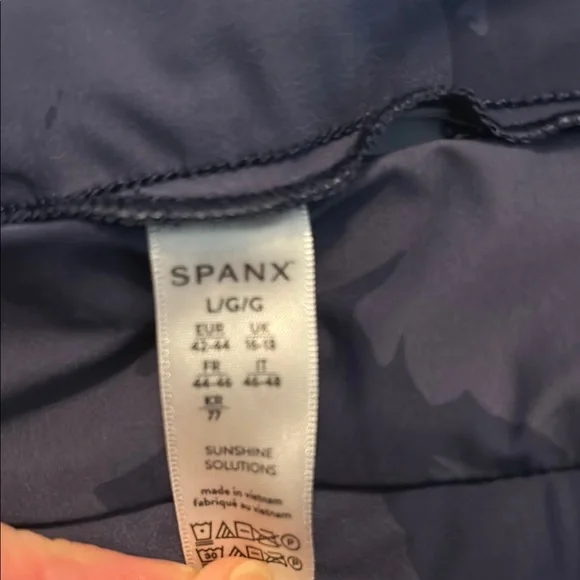 SPANX Blue Skorts with Skort Design - Picture 2 of 3